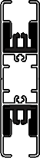 Cross-section of profile