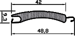 Cross-section of profile