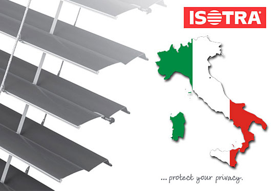 We are looking for a distributor in Italy
