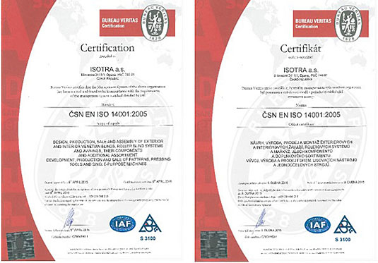 EN ISO 14001 Certification

