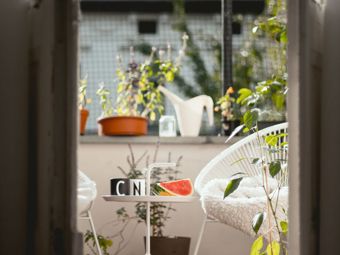 Enjoy your balcony to the fullest. Even a miniature one
