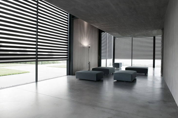 Roller blinds day and night