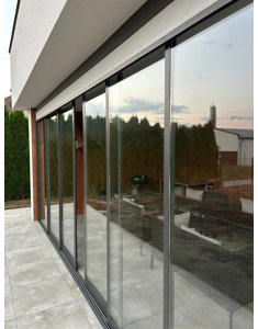 ARTOSI SLIDE PANELS with integrated screen roller 